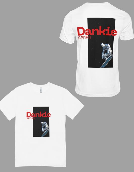 One more obvious white t-shirt, promise the logo is different.