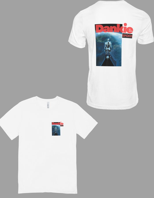 Another obvious white t-shirt, at least the logo is different.